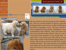 Tablet Screenshot of minigoldendoodlepuppies.com